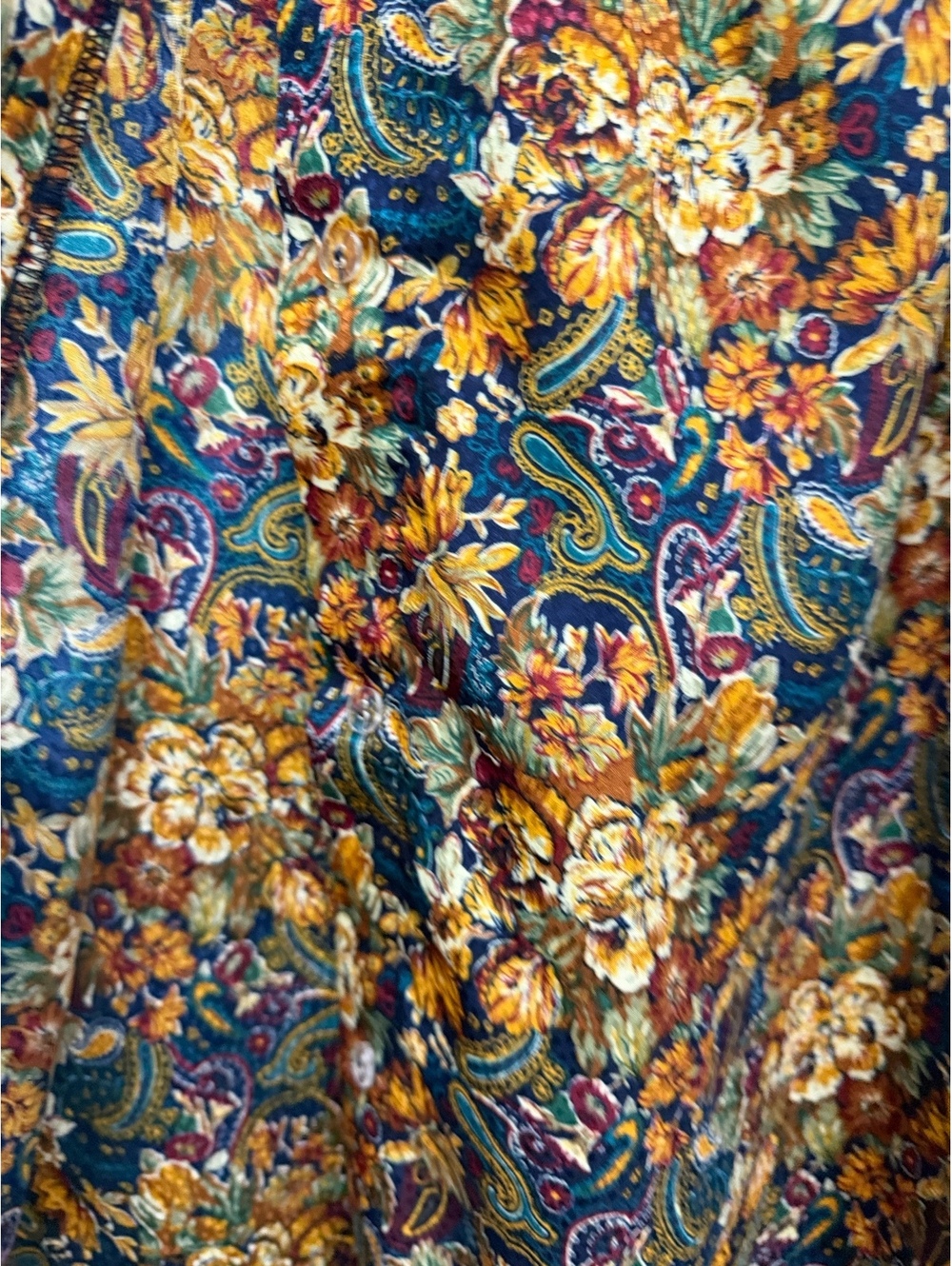 ERENA by Irene Koenig Floral Print Button-Up Blouse Size 16 - Picture 5 of 8